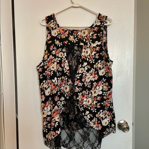 Libian Floral Sleeveless Top - Size 3X - Picture 5 of 10